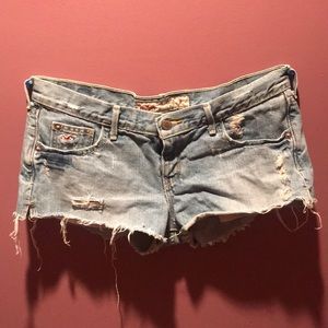 Hollister jean shorts